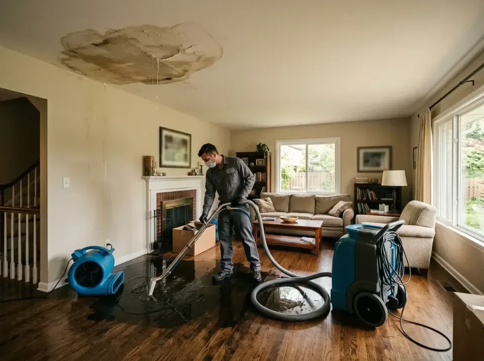 attic-pipe-burst-ceiling-drip-008 — frequently asked questions, Water Damage Restoration & Carpet Care in Palm River-Clair M…